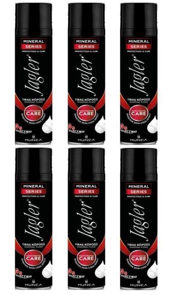 Jagler Hassas Ciltler İçin Tıraş Köpüğü 6x200 ml
