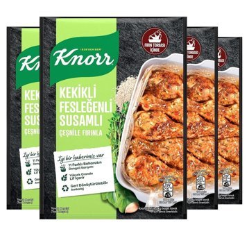 Knorr Kekikli Fesleğenli Susamlı Tavuk Çeşnisi 4x29 gr