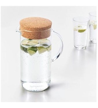Ikea 365+ Cam 1.5 lt Kapaklı Sürahi Şeffaf