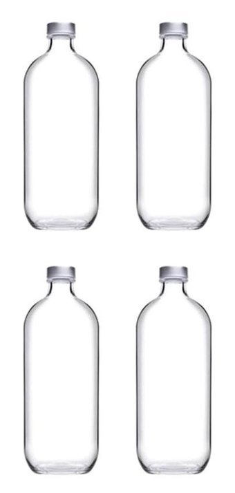 Paşabahçe 80355 Iconic Cam 0.5 lt Kapaklı Sürahi 4 Adet