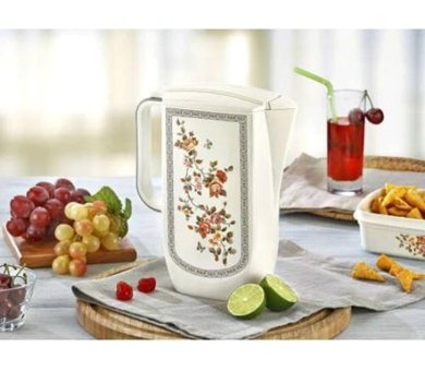 Özmet Porselen 1 lt Kapaklı Sürahi