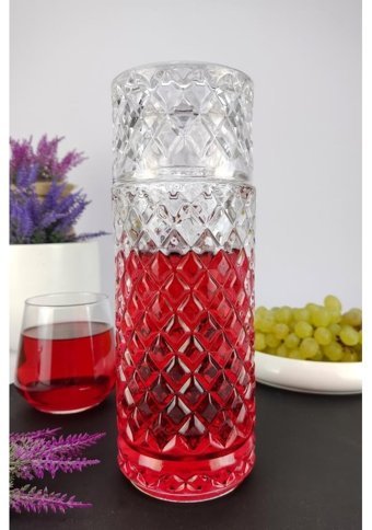 Digithome Cam 730 ml Kapaklı Sürahi