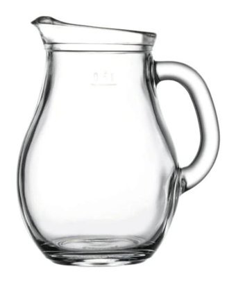 Paşabahçe 80101 Bistro Cam 500 ml Kapaklı Sürahi Şeffaf