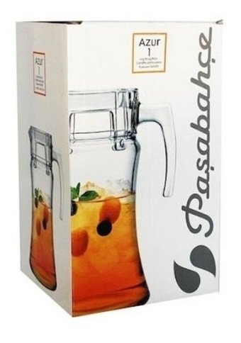 Paşabahçe Azur 43018 Cam 1.5 lt Kapaklı Sürahi Şeffaf