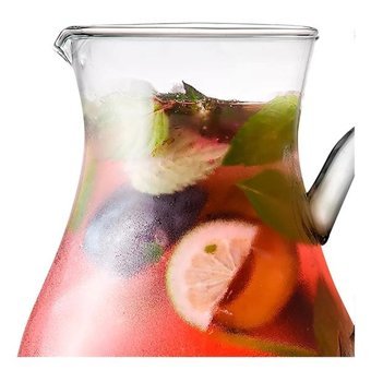 Mansoura Cam 1.5 lt Kapaklı Sürahi