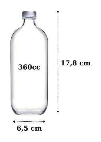 Paşabahçe Iconic 80401 Cam 360 ml Kapaklı Sürahi Şeffaf