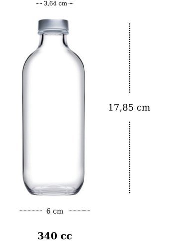 Paşabahçe Iconic Cam 340 ml Kapaklı Sürahi