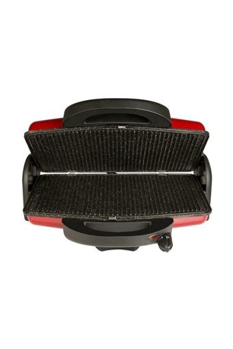 Arnica GH26111 6 Dilim Granit Çıkartılabilir Plaka Çift Taraflı 1750 W Izgaralı Kırmızı Tost Makinesi