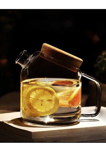 Çiftçiler Leyna 156672 Cam 750 ml Kapaklı Sürahi