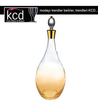 Kcd Soprano Cam 1 lt Kapaklı Sürahi Şeffaf