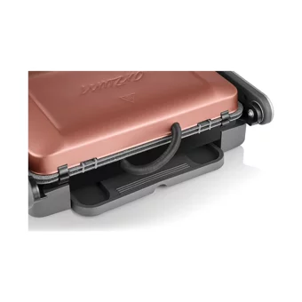 Arzum AR2039 6 Dilim Döküm Çıkartılabilir Plaka Tek Yönlü 1800 W Izgaralı Rose Gold Tost Makinesi