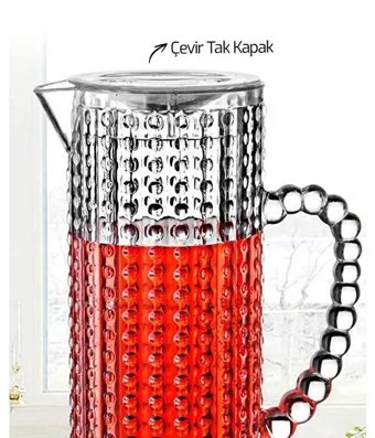 Krl Home Akrilik 1.5 lt Kapaklı Sürahi