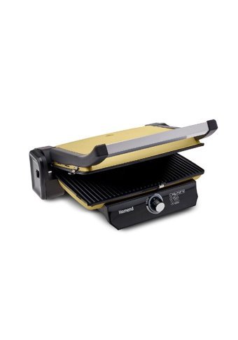 Homend Toastbuster 4 Dilim Döküm Çıkartılabilir Plaka Tek Yönlü 1800 W Izgaralı Gold Tost Makinesi