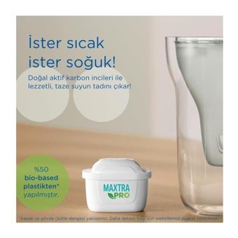Brita Maxtra Pro All-In-1 Cam 150 lt Kapaklı Sürahi Beyaz