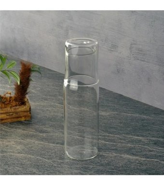 Morlimon Cam 600 ml Kapaklı Sürahi Gold