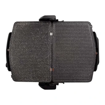 Arnica GH26262 6 Dilim Granit Çıkartılabilir Plaka Tek Yönlü 1750 W Izgaralı Siyah Tost Makinesi