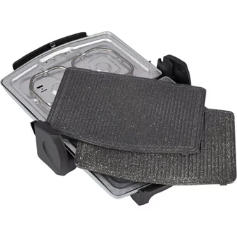 Arnica GH26262 6 Dilim Granit Çıkartılabilir Plaka Tek Yönlü 1750 W Izgaralı Siyah Tost Makinesi