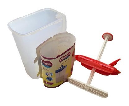Clesimo Plastik 4 lt Kapaklı Sürahi Kırmızı