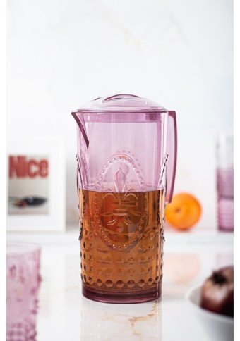 Ew'S Akrilik Magic Akrilik 2.3 lt Kapaklı Sürahi Mürdüm