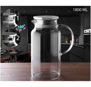 Gönül Mutfak Gnl3630 Cam 1.8 lt Kapaklı Sürahi