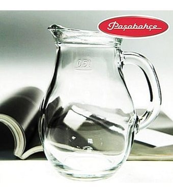 Paşabahçe 80101 Cam 0.5 lt Kapaklı Sürahi