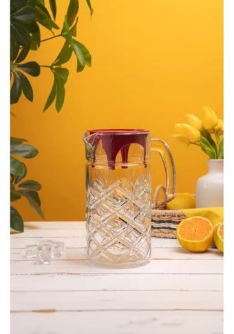 Glass In Love Cam 1.2 lt Kapaklı Sürahi