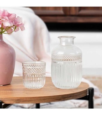 Porsima 14975 Cam 650 ml Kapaklı Sürahi