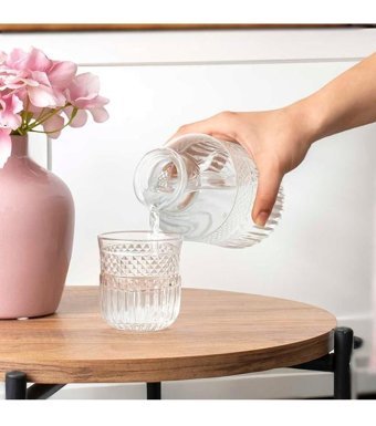 Porsima 14975 Cam 650 ml Kapaklı Sürahi