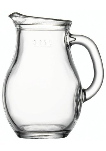 Paşabahçe 80100 Cam 250 ml Kapaklı Sürahi Şeffaf
