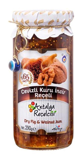 Antalya Reçelcisi Cevizli Kuru İncir Reçeli 290 gr