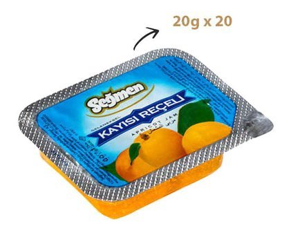 Seğmen Kayısı Reçeli 20x20 gr