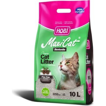 Hobi Çam Kokulu Topaklanan İnce Taneli Bentonit Kedi Kumu 10 lt