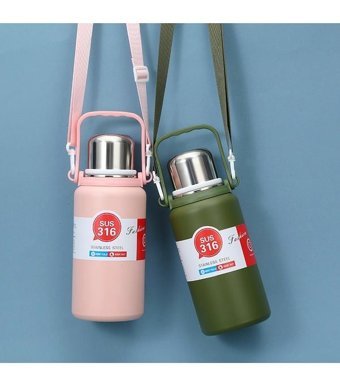 Mdsj Jzcat 316 Çelik 800 ml Outdoor Termos Pembe