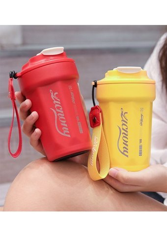 Luckystar Çelik 400 ml Termos Beyaz