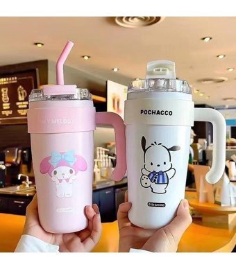 Ikkb Çelik 860 ml Outdoor Termos Pembe