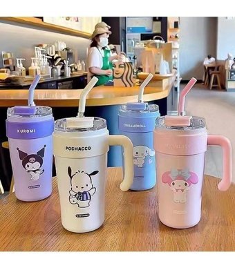 Ikkb Çelik 860 ml Outdoor Termos Pembe