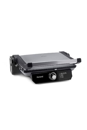 Homend Toastbuster 1379h 6 Dilim Döküm Çıkartılabilir Plaka Tek Yönlü 1800 W Izgaralı Gümüş Tost Makinesi