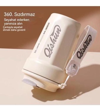 Luckystar Çelik 400 ml Termos Siyah