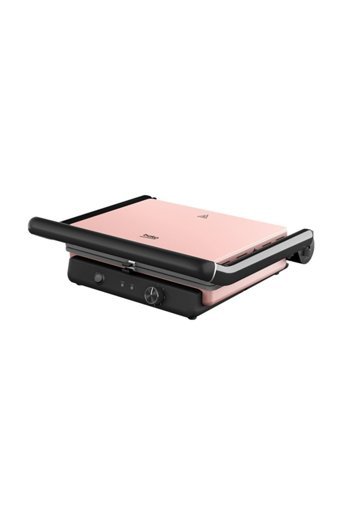 Beko TM 5046 CR 6 Dilim Alüminyum Çıkartılabilir Plaka Çift Taraflı 2400 W Izgaralı Pembe Tost Makinesi
