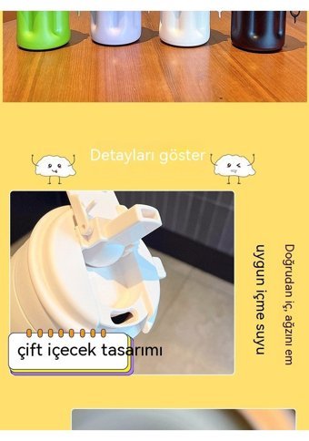Summer Love 400 ml Termos Beyaz