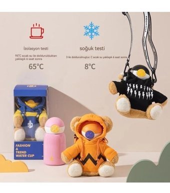Oloey 316 Çelik 500 ml Termos Siyah