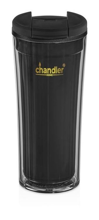 Chandler Home Mug Plastik 350 ml Outdoor Termos Siyah