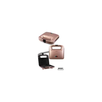 Goldmaster Moody 2 Dilim Alüminyum Tek Yönlü 750 W Izgaralı Rose Gold Tost Makinesi