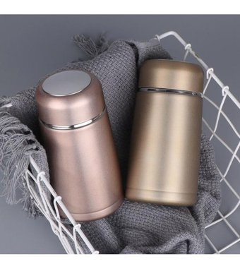 Luckystar Çelik 350 ml Outdoor Termos Rose Gold