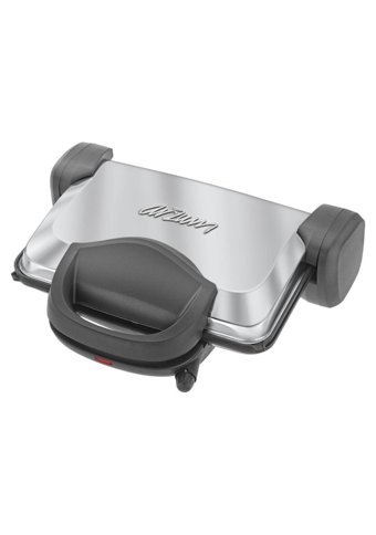 Arzum AR271 4 Dilim Döküm Çıkartılabilir Plaka Çift Taraflı 1800 W Izgaralı Gri Tost Makinesi