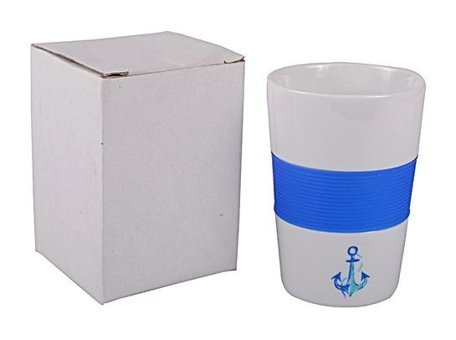 Anemoss Çapa Mug Plastik 180 ml Termos Beyaz