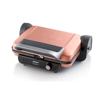 Arzum AR2013 4 Dilim Granit Çıkartılabilir Plaka Tek Yönlü 1800 W Izgaralı Pembe Tost Makinesi