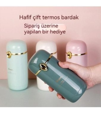 Summer Love Yongkang Çelik 320 ml Termos Beyaz