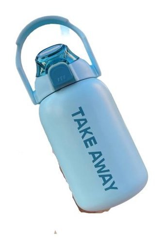 Bba Plastik 850 ml Termos Açık Mavi
