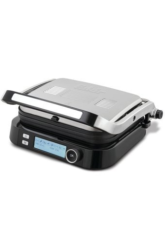 Fakir Grill Expert Smart 4 Dilim Alüminyum Çıkartılabilir Plaka Tek Yönlü 2100 W Izgaralı Gri Tost Makinesi